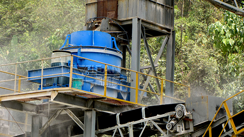 Vertikal dampak crusher